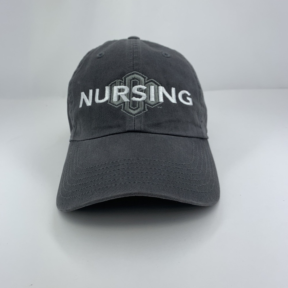 UCO Nursing Gray Hat Central Oklahoma OSFM Strapback Richardson 320 Baseball Cap